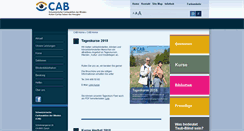 Desktop Screenshot of cab-org.ch
